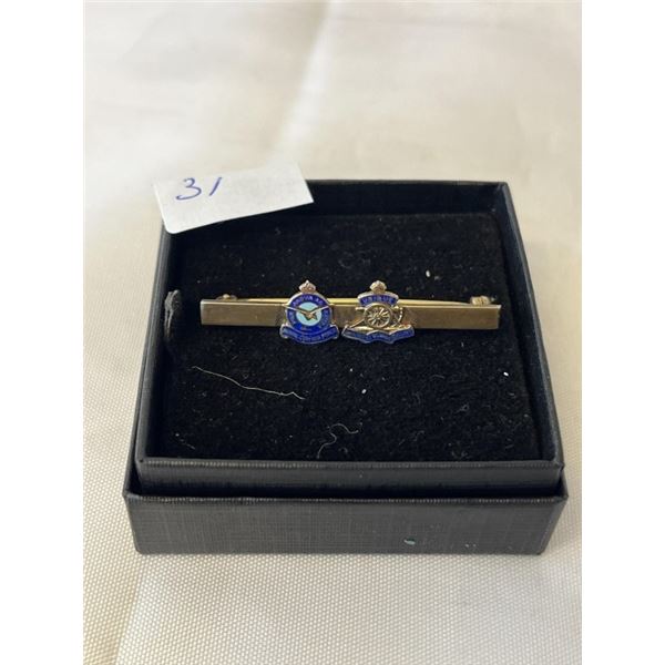 VINTAGE STERLING SILVER AIR FORCE BROOCH MARKED STERLING