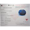 Image 1 : 5.32 CT CERTIFIED MED BLUE SAPPHIRE GEMSTONE ($7,980 APPRAISAL)