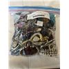 Image 1 : LARGE BAG OF MISC JEWELRY AND PARTS