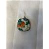 Image 1 : VINTAGE FRAMED MING DYNASTY SHARD CHINESE PORCELAIN PENTANT