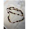 Image 1 : VINTAGE VERY LONG ART GLASS BEADS NECKLACE