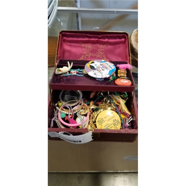 JEWELRY BOX WITH CONTENTS