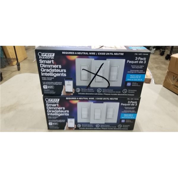 2 NEW SMART DIMMER 3 PACKS