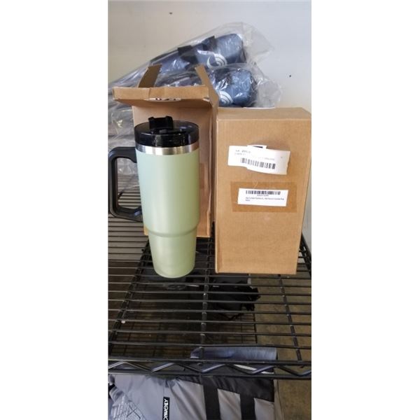 2 NEW 30OZ. STAINLESS TUMBLERS