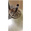 Image 2 : 2 HEAVY METAL PATIO UMBRELLA STANDS
