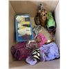 Image 3 : BOX OF ASSORTED COLLECTIBLES, PUZZLE GLOBE ETC