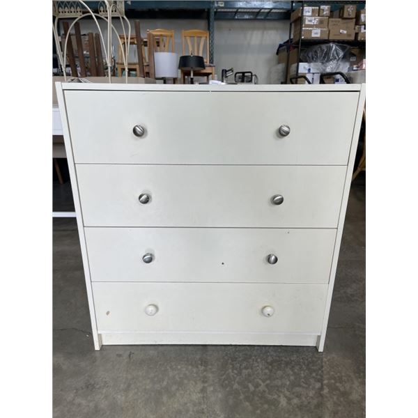 4 DRAWER WHITE DRESSER