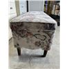 Image 2 : AS NEW MODERN FABRIC STORAGE BENCH, 52 INCH LONG