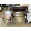Image 1 : COMPUTER TABLE WITH SMALL SIDE TABLE