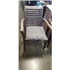 Image 2 : THREE RUSTIC PATIO CHAIRS