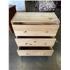Image 2 : 3 DRAWER IKEA RAST DRESSER, 24" WIDE X 27" TALL
