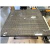 Image 3 : RATANA 60X60 DARK BROWN PATIO TABLE, DISPLAY MODEL, AS NEW