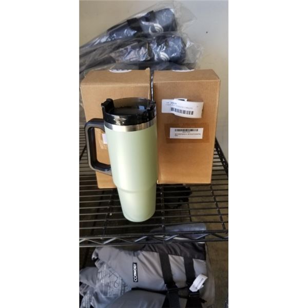2 NEW 30OZ. STAINLESS TUMBLERS
