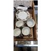Image 2 : 8 CUPS AND SAUCERS, SMALL BOWLS, CERAMIC TRAY AND MORE, MADE IN JAPAN