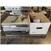 Image 1 : 2 VHS / DVD COMBO PLAYERS, AND ASSORTED PARTS CELLPHONES, SPEAKER ETC