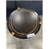 Image 2 : LEATHER INSET 3 TIER STAND