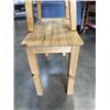 Image 3 : 2 PINE STOOLS