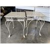 Image 1 : 2 METAL DECORATIVE END TABLES