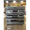 Image 1 : TECHNICS STEREO SET, INLCDUING EQUALIZER, CASSETTE DECK, TUNER, DISC CHANGER