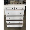 Image 2 : IKEA WHITE PINE 6 DRAWER HIGHBOY DRESSER