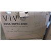 Image 2 : VIVO WHITE AND LIGHT WOOD 71 X 30 INCH ELECTRIC SIT TO STAND DESK WITH BLACK ELECTRIC DUAL MOTOR FRA