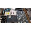 Image 2 : BOX OF ASSORTED ELECTRONICS AND 36 AIR BUDS