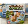 Image 2 : 2 NEW INFLATABLE POOLS AND BATTLE LOGS 2 PACK