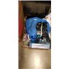 Image 2 : TWO BOXES OF ESTATE GOODS AND SIZE 10 ICE SKATES