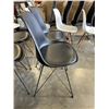 Image 2 : 4 BLACK MODERN TUB CHAIRS