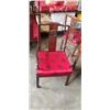 Image 7 : ROSEWOOD DINING TABLE WITH 10 CHAIRS AND 2 LEAF INSERTS