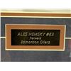 Image 3 : FRAMED ALES HEMSKY NUMBER 83 EDMONTON OILERS PRINT