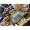 Image 1 : GLASS TOP PATIO TABLE WITH 4 CHAIRS