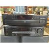 Image 2 : PAIR OF KENWOOD TOWER SPEAKERS, STEREO RECEIVER, AND DISC PLAYER