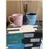 Image 2 : BOX OF MUGS, BARBIE AND BLUEY WITH PLATES