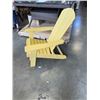 Image 2 : BRAND NEW FOLDING ADIRONDACK CHAIR WITH CUPHOLDER, RETAIL $299, ECO-CONSCIOUS CONSTRUCTION, STAINLES