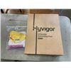 Image 1 : NEW HYVIGOR INFLATABLE SWIMMING POOL, 95" X 56" X 22" AND FLOATIE