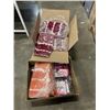 Image 1 : BOX OF WOMENS TIGHTS AND BOX OF SCARVES