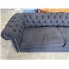 Image 2 : BLACK CLUB STYLE TUFTED SOFA