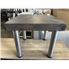 Image 2 : TWO TIER MODERN MEDIA STAND WITH SIDE TABLE
