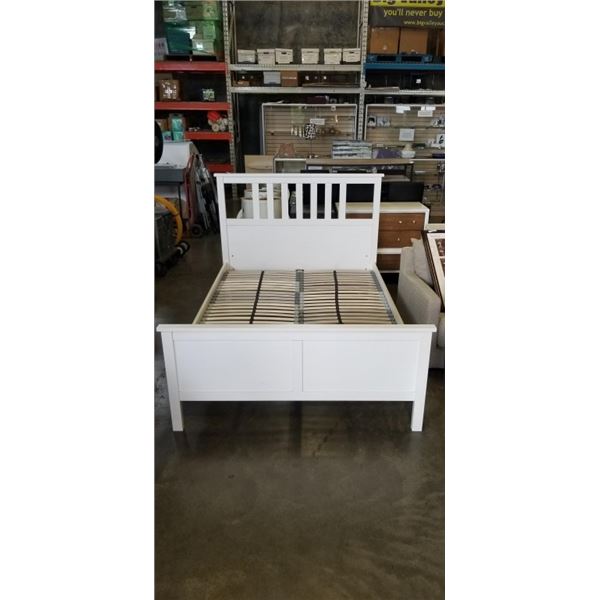 WHITE IKEA BEDFRAME