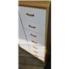 Image 6 : 7 DRAWER DRESSER WITH CUPBOARD AND MATCHING 69" LONG DRESSER