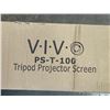 Image 3 : VIVO 100 INCH TRIPOD PROJECTOR SCREEN