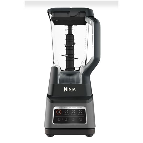 NINJA PROFESSIONAL 1400W STAND BLENDER W/ AUTO-IQ - TESTED WORKING, RETAIL $219