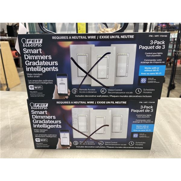 2 NEW SMART DIMMER 3 PACKS