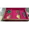 Image 3 : JEWELRY BOX WITH CONTENTS