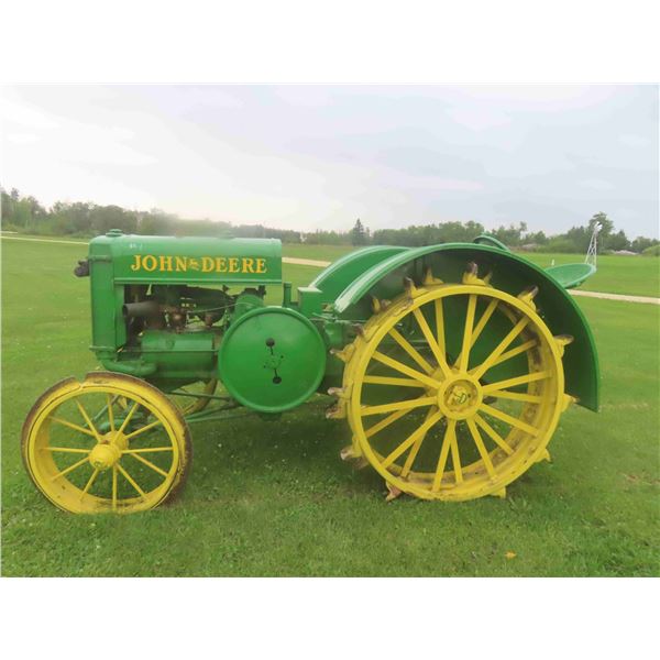 1929 John Deere D All Steel PTO Brass Carburator, Runs, Serial# 93954