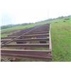 Image 8 : Hay Trailer 36ft Long Steel Hay Rack, Duals 8.25 Tires 