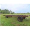 Image 1 : Hay Trailer 28ft Steel Hay Rack, Duals 8.25 Tires 