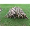 Image 2 : (100) 6ft Treated Sharpened Fence Posts 