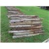 Image 1 : (50) 6ft Treated, Sharpened Fence Posts 